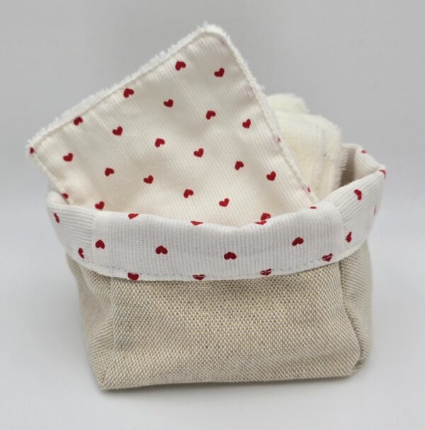 Panier Lingettes Coeurs – Image 3