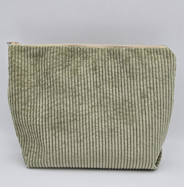 Trousse en Velours Vert – Image 3