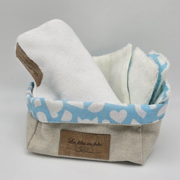 Panier Lingettes Nuage avec son essuie