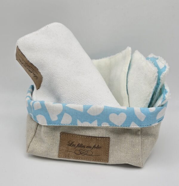 Panier Lingettes Nuage avec son essuie