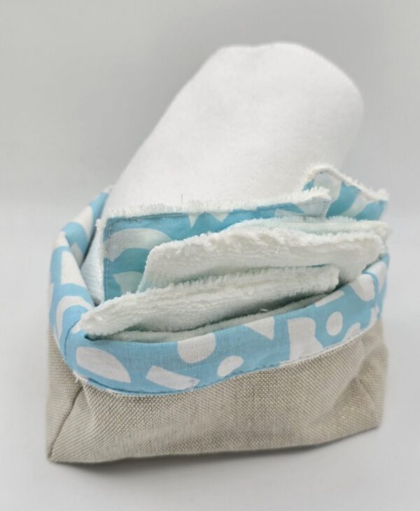 Panier Lingettes Nuage avec son essuie – Image 2