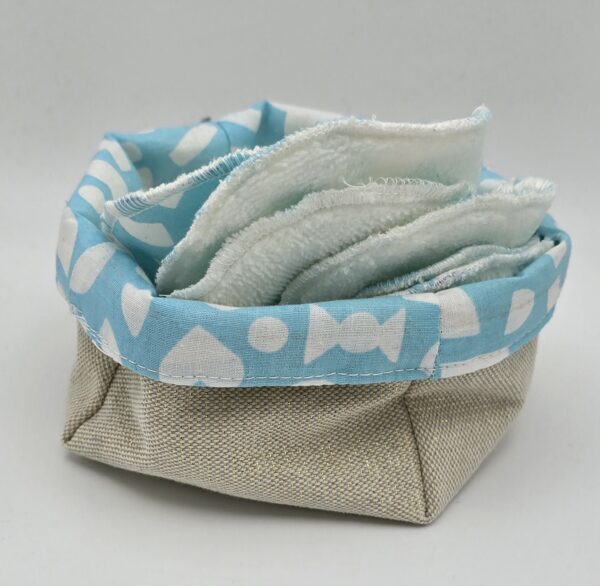 Panier Lingettes Nuage Bleu – Image 2