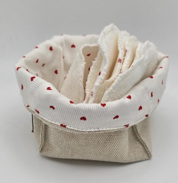 Panier Lingettes Coeurs – Image 2