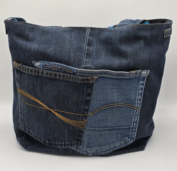 Sac en Jean Patchwork – Image 2