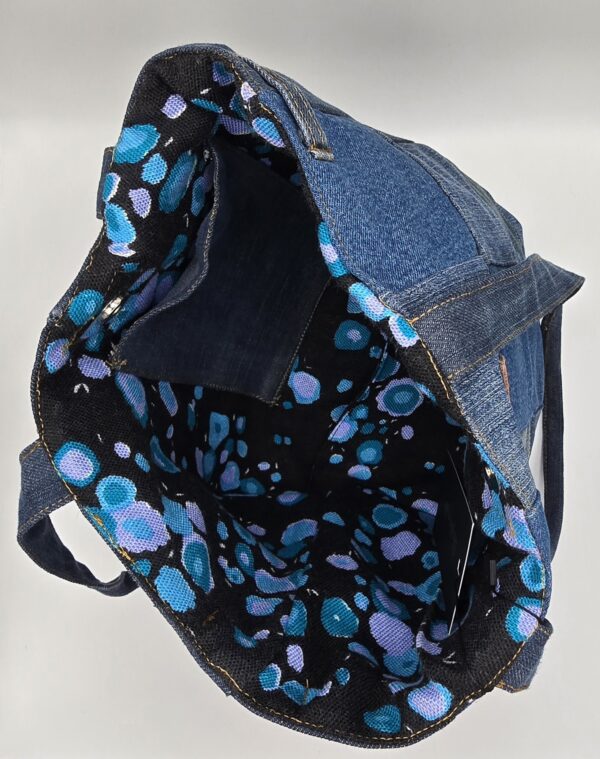 Sac en Jean Patchwork – Image 5
