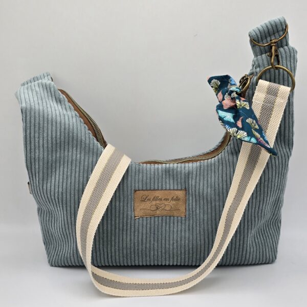 Sac en Velours Bleu