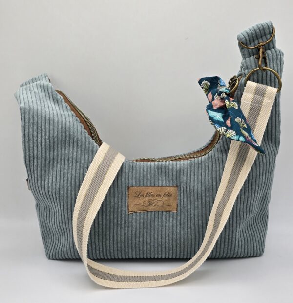 Sac en Velours Bleu